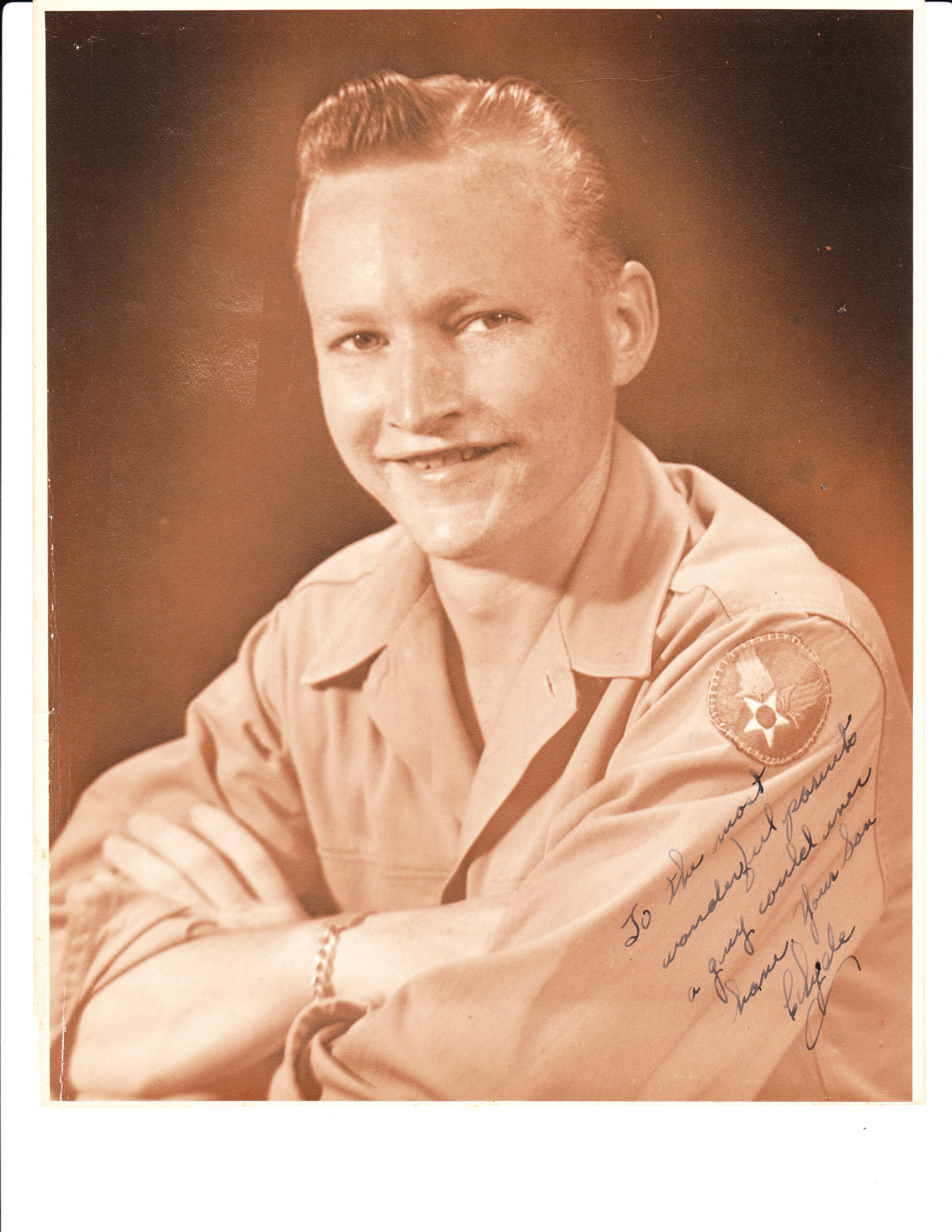 Clyde Fox in uniform